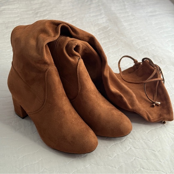 Vepose Thigh High Over The Knee Boots Suede Long Boot With Inner Zipper Size 7 - Picture 6 of 11